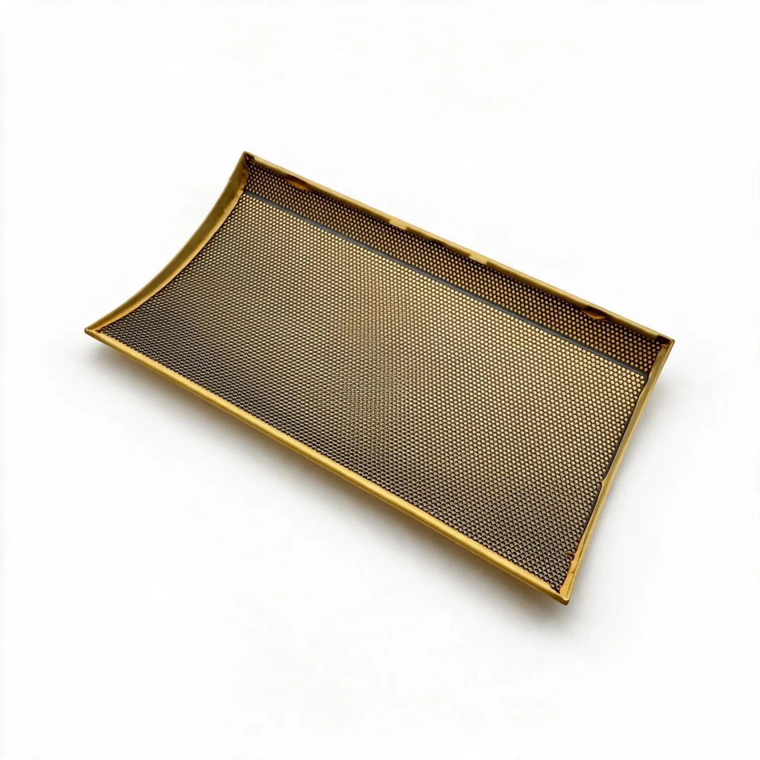 Fabric-covered metal grille with fleece