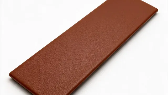 Synthetic leather carrier with fold