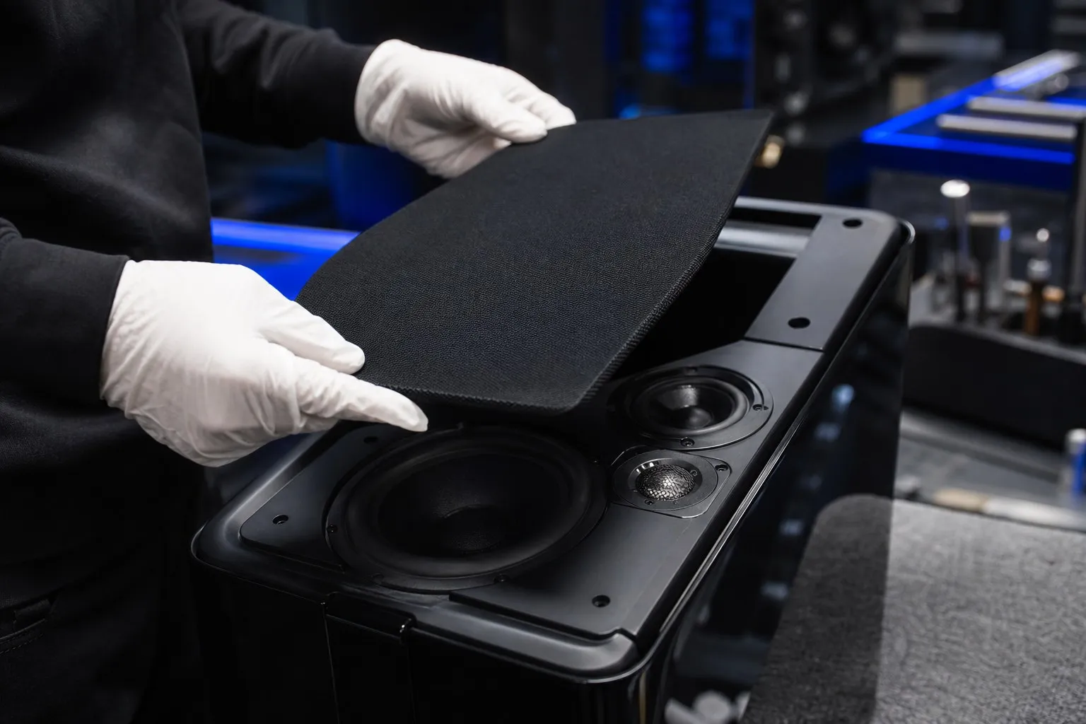 Hi-Fi speaker grille